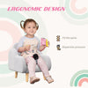 ZONEKIZ Kids Armchair Toddler Sofa Chair Cloud-Shaped for 1.5-3 Years Grey