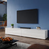 Wall Floating TV Stand Unit Cabinet White High Gloss Storage Door 100/200cm
