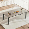 78.7 Industrial Dining Table for 6-8 People,Large Rectangular Wood Kitchen Table
