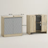 60x60cm Under-Sink Storage Cabinet w/ Adjustable Shelf 2 Doors Cabinet