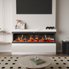 Electric Fireplace Panoramic Media Fire 40-72in Wall Insert LED Fireplace Heater