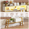3-Tier Entryway Table with Storage Compartment & Shelf