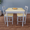 Solid Wooden Dining Table and 2 4 Chairs Set Home Kitchen Furniture