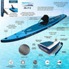 SUP Inflatable Stand up Paddle Board Kayak Seat & Accessories 10'8 & 12'6 Blitz