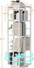 4-Tier Rotating Bookshelf, Bookshelf Tower, Freestanding Book Storage Rack