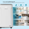 Portable Air Conditioner 12000 BTU Smart WiFi 3-in-1 Dehumidifier Remote Timer