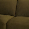 Dusk Malibu Rich Green Velvet 3 Seater Sofa RRP £1449