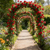 Heavy Duty Metal Garden Arch Arbour for Roses Amalfi with Ground Spikes