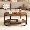 Marble Coffee Table Bedroom Oval Cocktail Table-Coffee