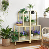 3 Tier Gold Ladder Shelf, Small Bathroom Organizers and Storage,Small Plant Rack
