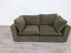 Dusk Boston Olive Green Velvet 2 Seater Sofa RRP £899