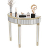 Dressing Table Glass Mirrored Vanity Table Entrance Hall Table Console Furniture