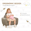 Kids Sofa Chair Toddler Armchair for Bedroom Playroom Brown