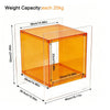 Acrylic Side Table Acrylic End Table Decorative Bathroom Bedroom with Sleek Edge