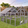 Cat House Large Enclosure Cat Run Wooden Catio Outdoor Kitty House with Bridges