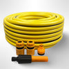HoseFlo Premium Yellow Reinforced Garden Hose Pipe Range of Sizes 15 - 100 Metre