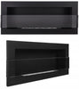 Bio Ethanol Bioethanol Fireplace 900 x 400 Professional Modern Glass Panel