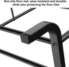 Heavy Duty Metal Double Rail Clothes Garment Hanging Rack Shelf Display Stand Yn