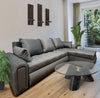 Aston Sofa Bed with Storage Left & Right Hand Facing L Shaped Grey