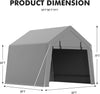 Outdoor Storage Shelter Portable Motorcycle Shed Garage Carport Garden Tool Tent