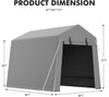 Outdoor Storage Shelter Portable Motorcycle Shed Garage Carport Garden Tool Tent