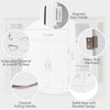 Kitchen Buffet Server Sideboard Wooden Storage Cupboard Cabinet-White
