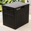 Lockable Outdoor Garden Plastic Storage Box 126L Weather Resistant Container Box