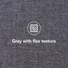 Bed Frame 3ft Single Size Linen Fabric Upholstered Bed Slatted Foundation Grey