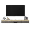 Floating TV Unit Wall Mounted TV Cabinet Floating Shelves with 3