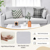 Home Sofa Modern Loveseat 2 Seater Couch Upholstered Sofa with Armrest & Pillows
