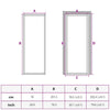 Interior Door Black 76x201.5 cm Tempered Glass&Aluminium