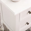 Wooden Bedside Cabinet Table Nitghtstands Set of 2 w/ Storage Drawer Cupboard