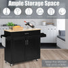 Kitchen Island Storage Trolley Rolling Cart Shelves Cupboard Cabinet Drawer Home