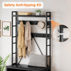5 in 1 Coat Hall Tree Bench Coat Rack Shoe Storage Entryway Bench with Cubbies🔥