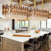 60cm Gold Plated Modern Crystal Chandeliers Lighting Pendant Ceiling Lamp 3Color