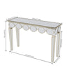 4ft Mirrored Console Table Glass Hallway Desk Sofa Side Foyer Table Home Display