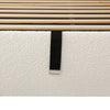 4ft6 Double Bed, Ottoman Bed Frame with Padded Headboard and Under-bed Storage