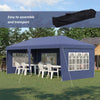 3 x 6m Heavy Duty Gazebo Marquee Party Tent with Storage Bag Grey