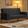 Sofa Bed, Multipurpose Fabric Sofa Bed, 3-Seater Fabric Upholstered Sofa Bed