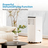 7000 BTU Portable Air Conditioner 3-in-1 Cooling Fan Dehumidifier Remote - White
