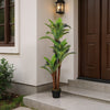 150cm Large Artificial Palm Tree Fake Tropical Plant in Pot Garden Outdoor Decor