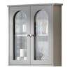 New Bathroom Cabinet With Shelf Wall Mounted For Bathroom Storage Grey