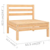 Garden Lounge Set Outdoor Furniture Set Sofa 8 Piece Solid Pinewood