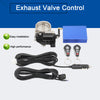 2.375" Universal Exhaust Valve Remote Control Kit with Motor Remote Control