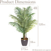 Artificial Areca Palm Tree Natural Looking Faux Plant in Pot 2ft 3ft 4ft 5ft 6ft