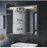 LED Illuminated Bathroom Mirror Cabinet with Demister Sensor Shaver Socket Touch
