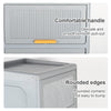 6 Tier Large Storage Drawer Unit Tower Plastic Organizer Cabinet School Home UK