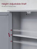 Bathroom Wall Cabinet Storage Cupboard with Mirror Wooden Shelves