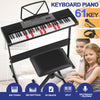 ♬Mustar 61 Keys Portable Learning Electronic Keyboard Piano Keyboard
