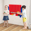 Giant 4-In-A Row Jumbo 4-to-Score Connect Game Set Indoor Outdoor Board Game
